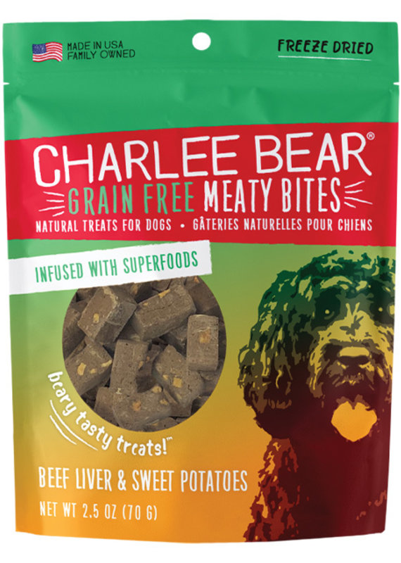 Charlee Bear Pet Products Charlee Bear Meaty Bites 2.5oz