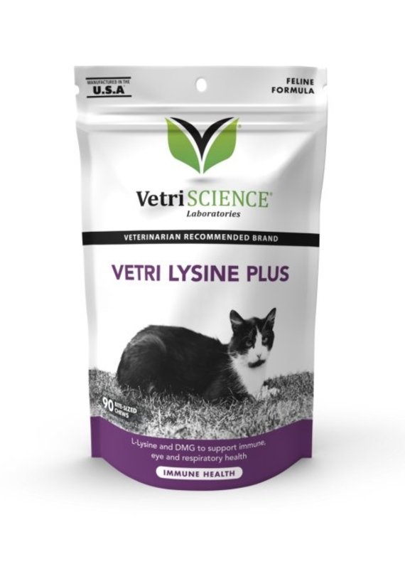 VetriScience VetriScience 90 Tab L-Lysine Chews Cat