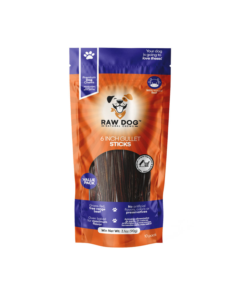 Raw Dog Raw Dog Beef Gullet 10"