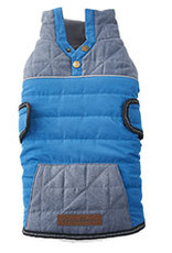 Petrageous Designs Eddie Bauer High Rock Padded Yoke Field Coat, Blue XLarge