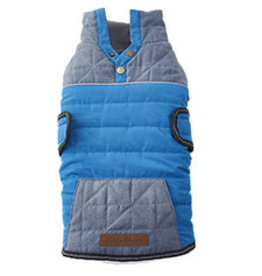 Petrageous Designs Eddie Bauer High Rock Padded Yoke Field Coat, Blue XLarge
