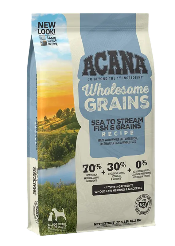 Champion Foods Acana Dog Wholesome Grains Sea to Stream 22.5 lb