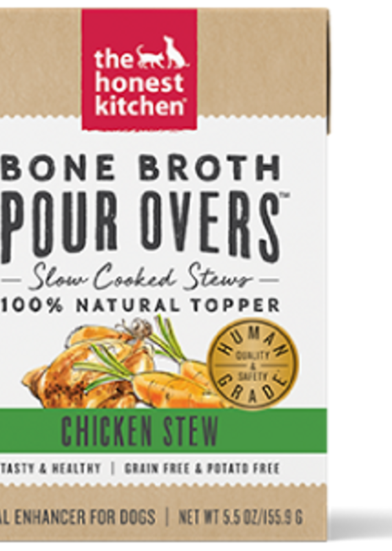 Honest Kitchen Pour Overs Chicken Bone Broth Dog Food 5.50z