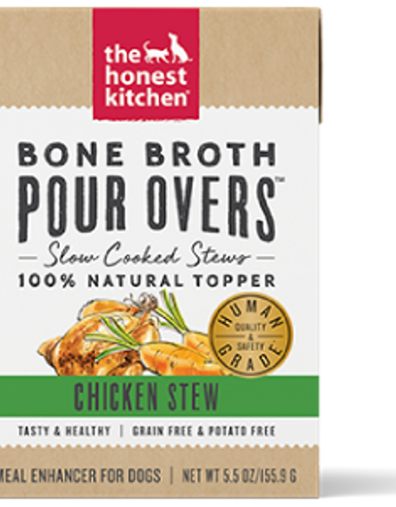 Honest Kitchen Pour Overs Chicken Bone Broth Dog Food 5.50z