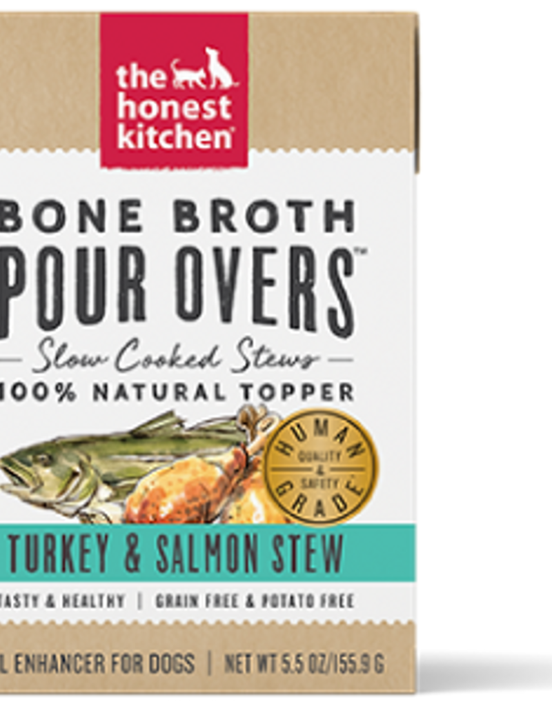 Honest Kitchen Honest Kitchen Pour Overs Turkey & Salmon Bone Broth Dog Food 5.50z