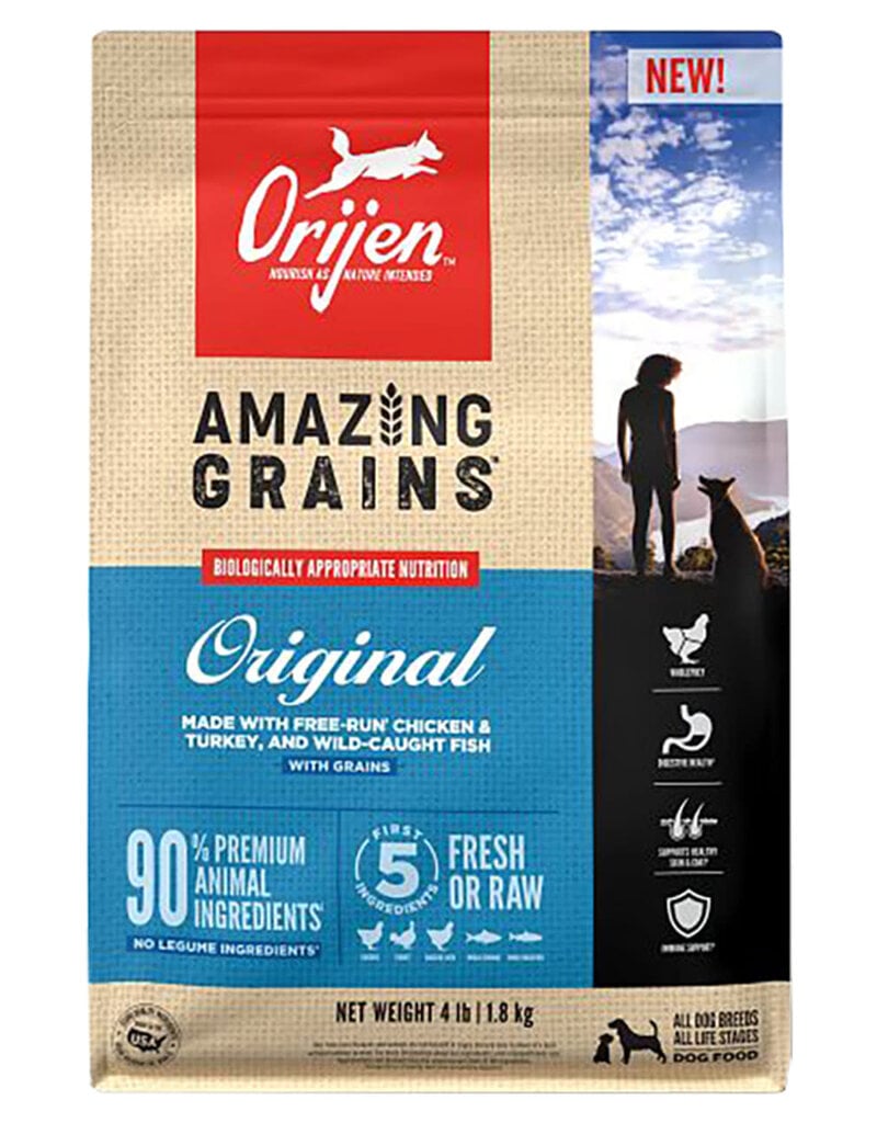 Champion Foods Orijen Amazing Grain Original 4#
