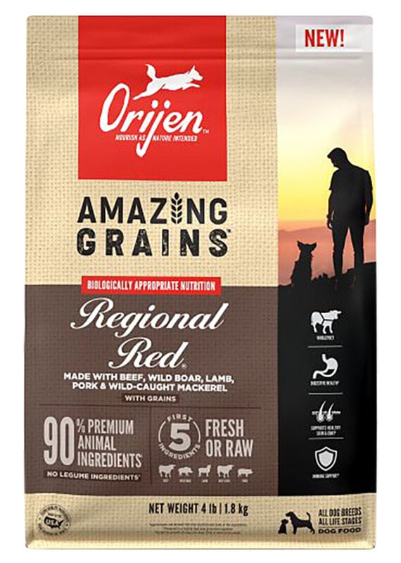 Champion Foods Orijen  Amazing Grain Regional Red 4#