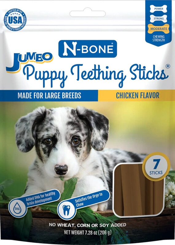 NPIC NBone Jumbo Puppy Teething Sticks Chicken