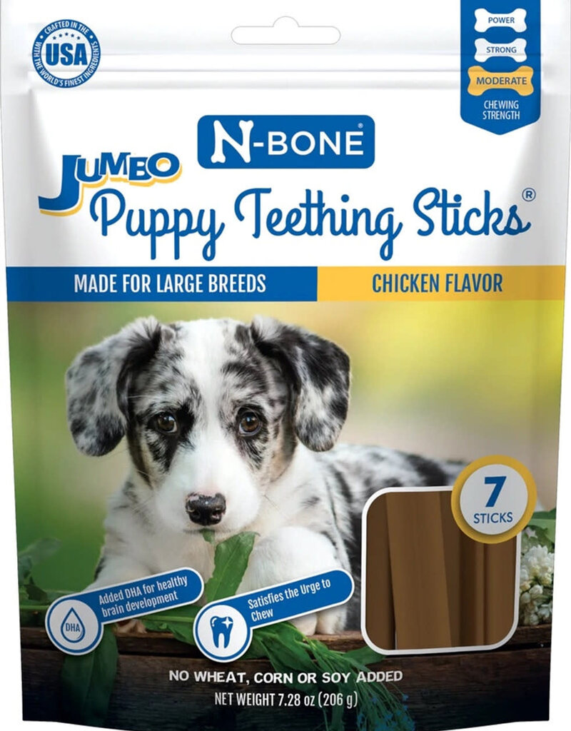 NPIC NBone Jumbo Puppy Teething Sticks Chicken