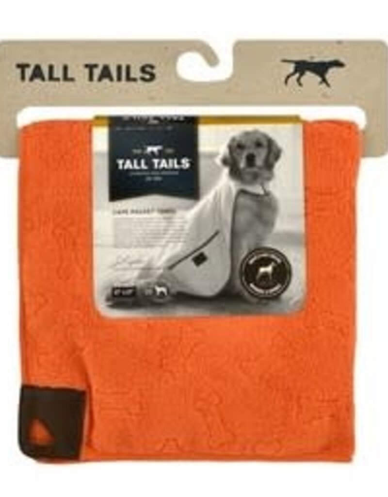 Tall Tails Tall Tails Cape Towel Orange Bone 27x27"