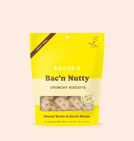 Bocces Bocces Dog Biscut Bacon Nutty 5oz