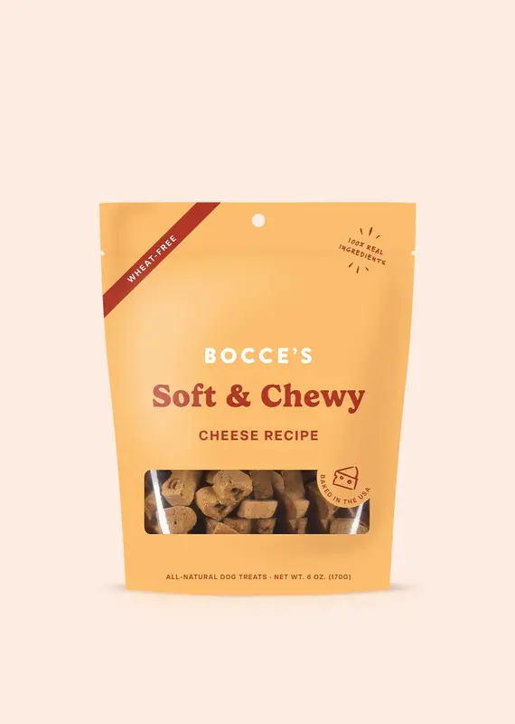 Bocces Bocces Dog Soft Chew Cheese 6oz