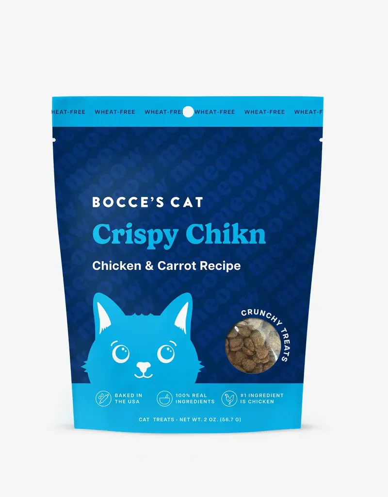 Bocces Bocces Cat Crunchy Crispies Chicken 2oz