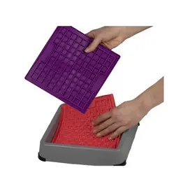 Lickimat Lickimat Outdoor Keeper Classic/Tuff Mat Holder Gray