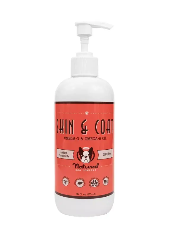 Natural Dog Company Skin & Coat Oil 16oz