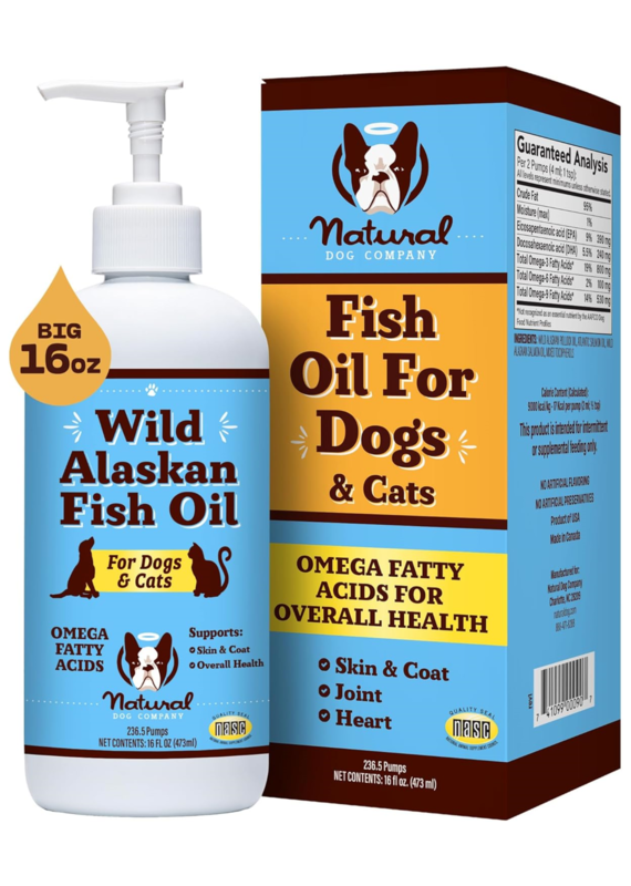 Natural Dog Company Wild Alaskan Fish Oil 16oz
