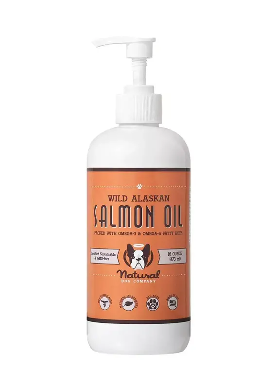 Natural Dog Company Wild Alaskan Salmon Oil 16oz