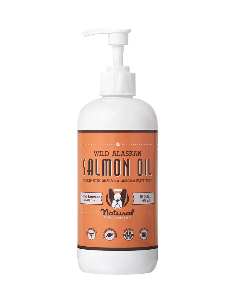 Natural Dog Company Wild Alaskan Salmon Oil 16oz