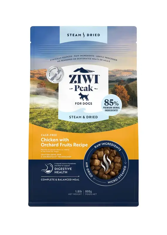 Ziwi Ziwi Steam-Dried Chicken Orchard Fruit