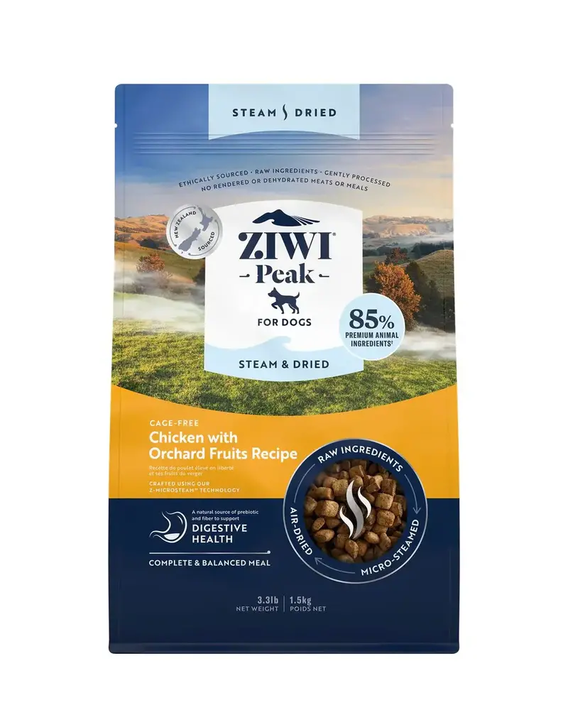 Ziwi Ziwi Steam-Dried Chicken Orchard Fruit
