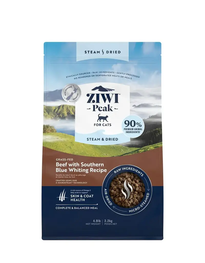 Ziwi Ziwi Cat Steam-Dried Beef Whiting