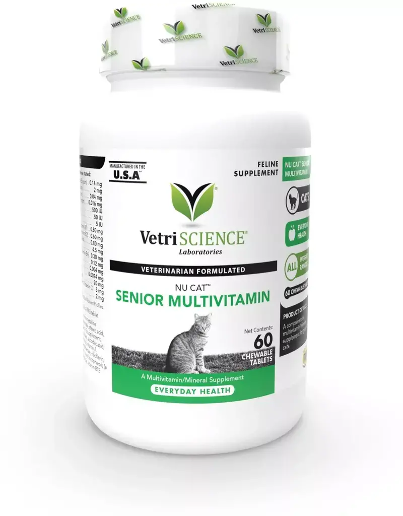 VetriScience VetriScience NuCat Senior Cat Tab 60 Ct