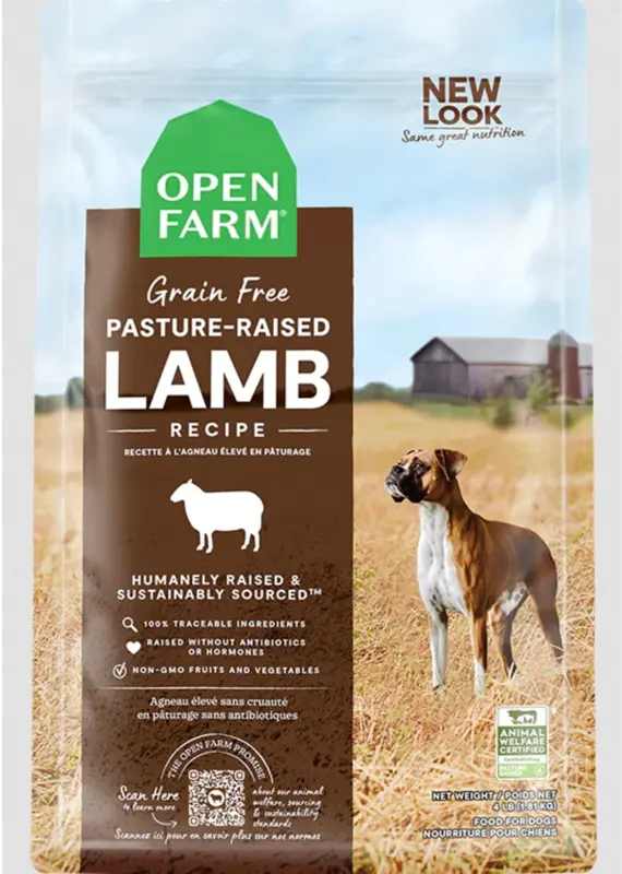Open Farms Open Farm Grain Free  Pasture Lamb Dog 4#