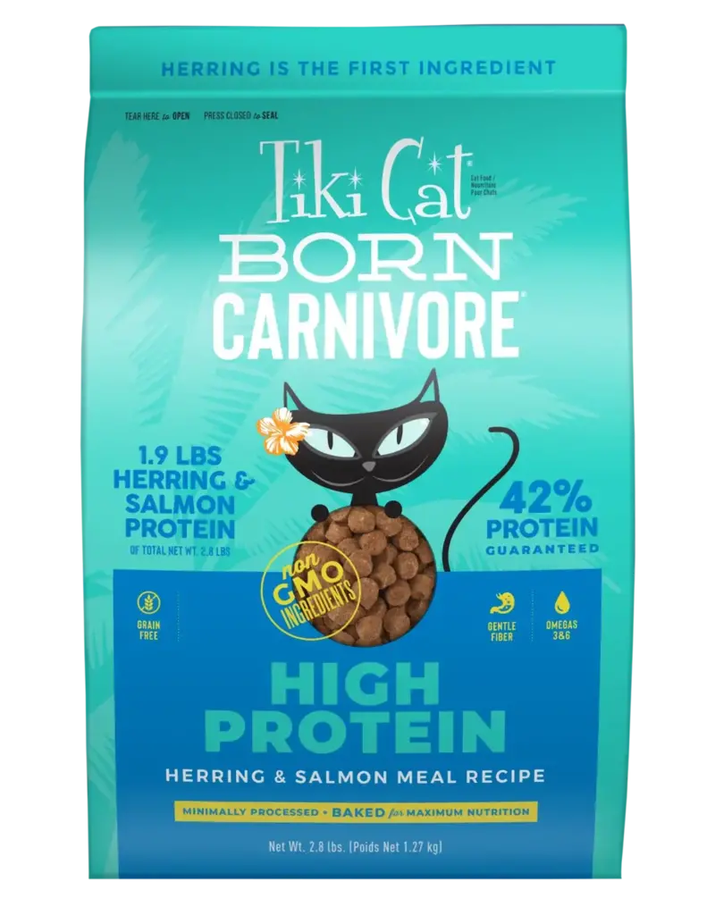 Tiki Pet Tiki Cat Born Carnivore Herring/Salmon 2.2 lb