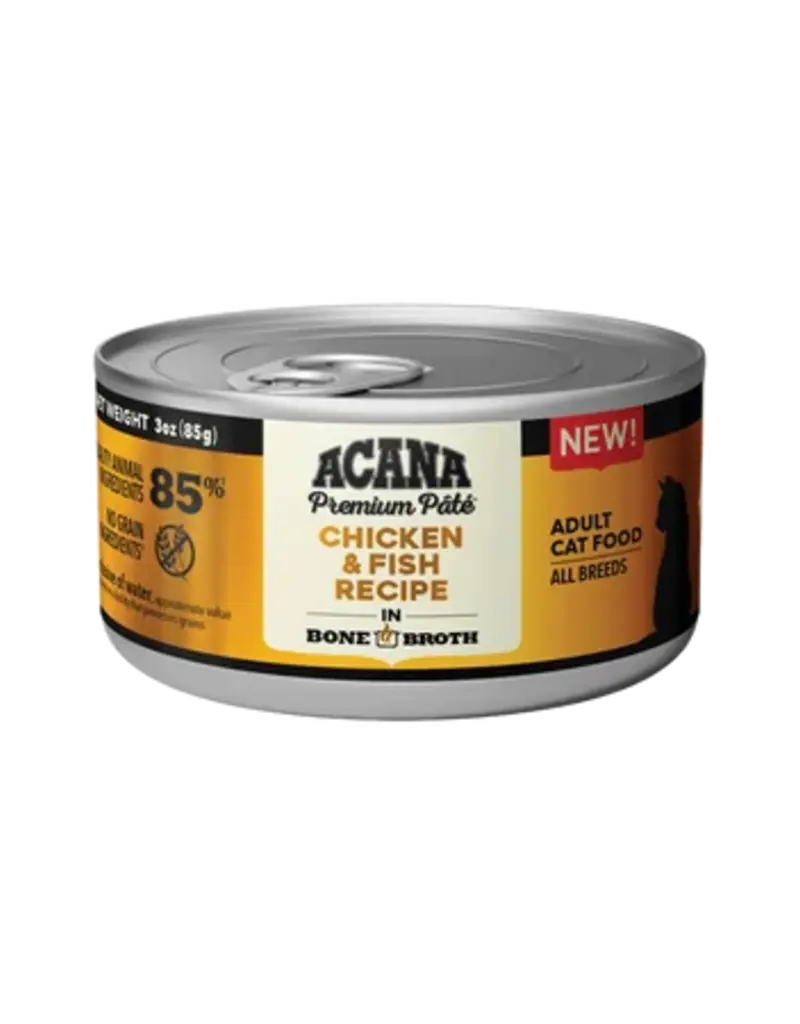 Champion Foods Acana Grain Free Premium Pate Cat 3oz