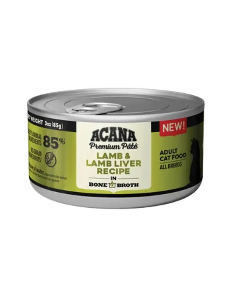 Champion Foods Acana Grain Free Premium Pate Cat 3oz