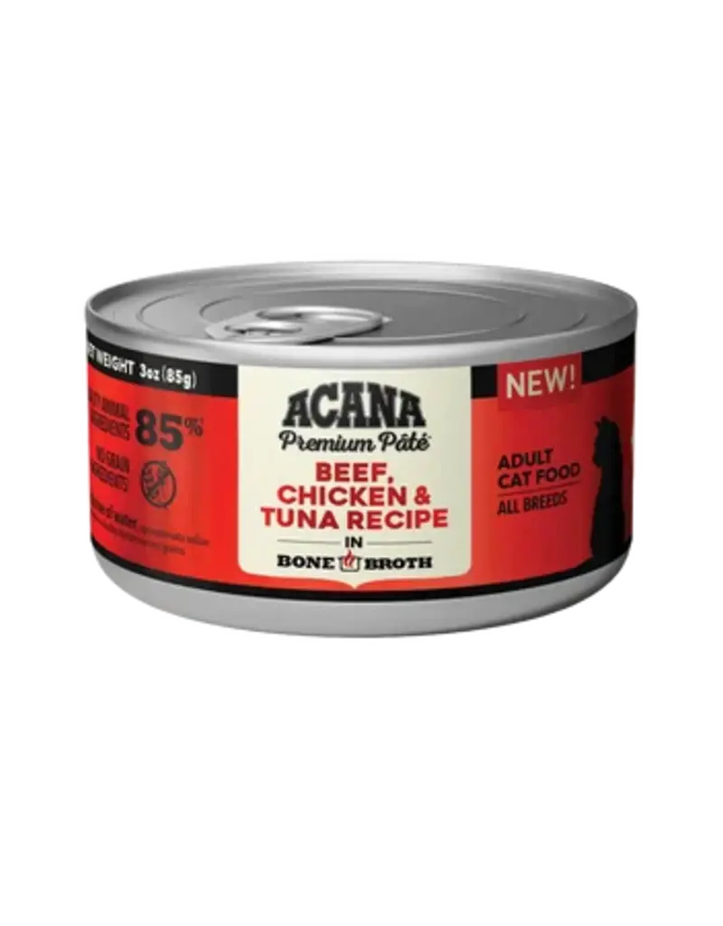 Champion Foods Acana Grain Free Premium Pate Cat 3oz