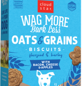 Cloud Star Cloudstar Wag More Bark Less 3lb Biscuits Bacon/Cheese/Apple