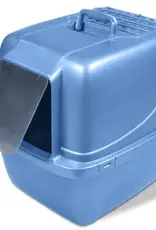 Van Ness Van Ness Enclosed Cat Litter Pan, Blue, Extra Giant