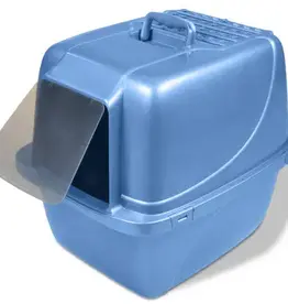 Van Ness Van Ness Enclosed Cat Litter Pan, Blue, Extra Giant
