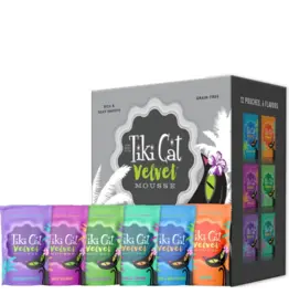 Tiki Pet Tiki Cat Velvet Mousse Variety Pack Pouches 2.8oz