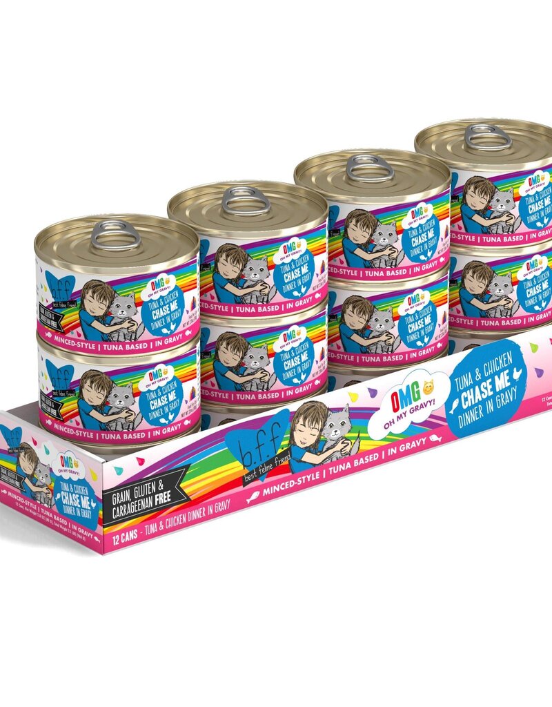 Weruva Weruva B.F.F. O.M.G. 2.8oz  Tuna & Chicken Chase