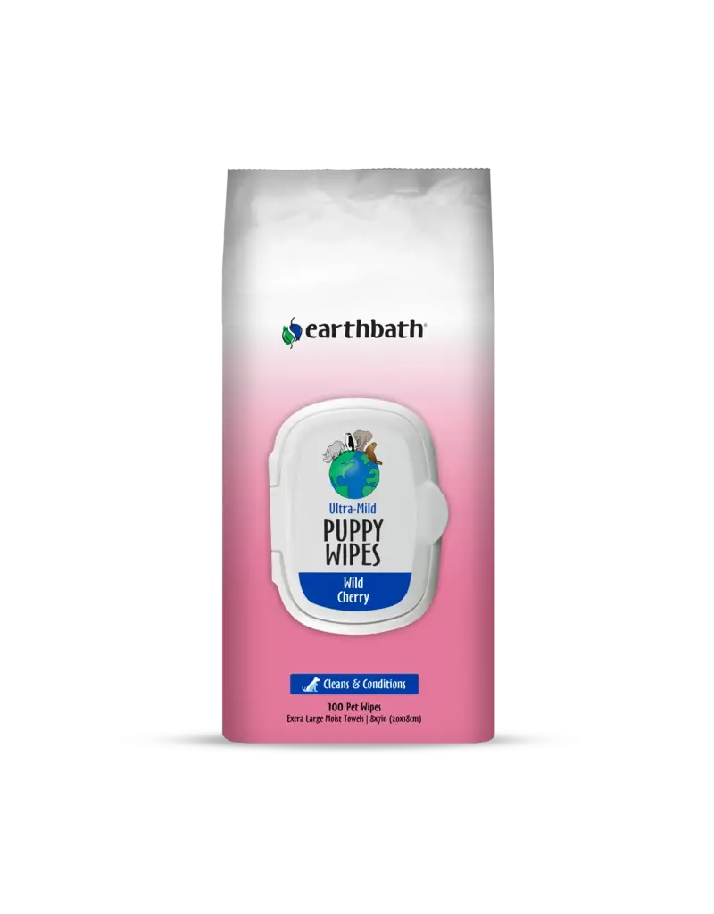 Earth Bath Earth Bath Grooming Wipes Ultra Mild Puppy Wild Cherry 30ct