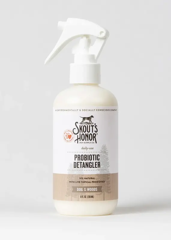 Skout's Honor Skout's Honor Probiotic Daily Use Dog of the Woods Detangler, 8 fl. oz