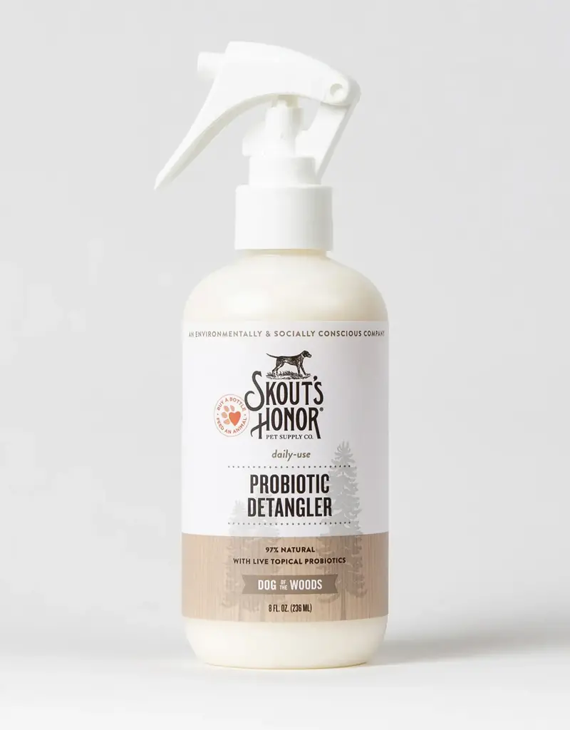 Skout's Honor Skout's Honor Probiotic Daily Use Dog of the Woods Detangler, 8 fl. oz