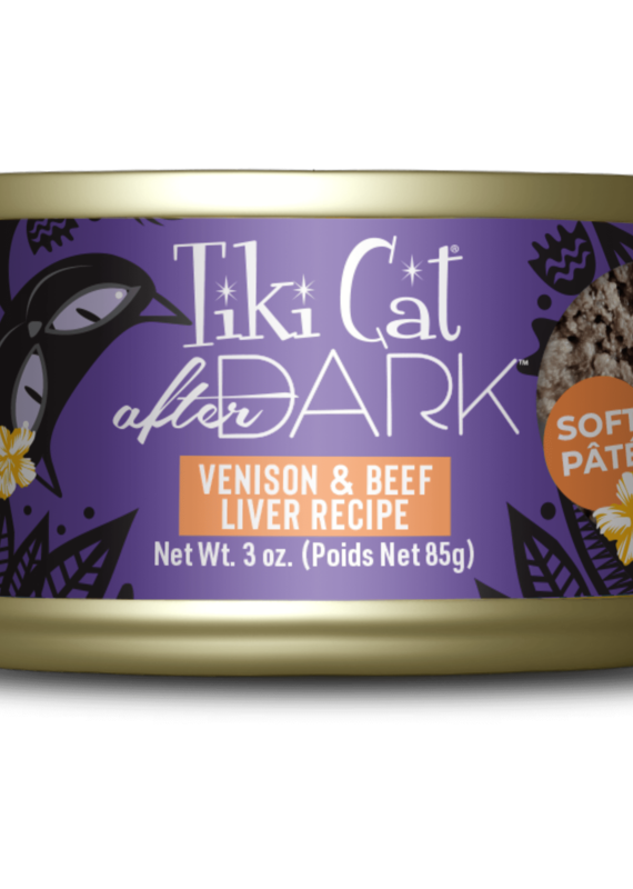 Tiki Pet Tiki Cat After Dark Pate 3oz Venison and Beef