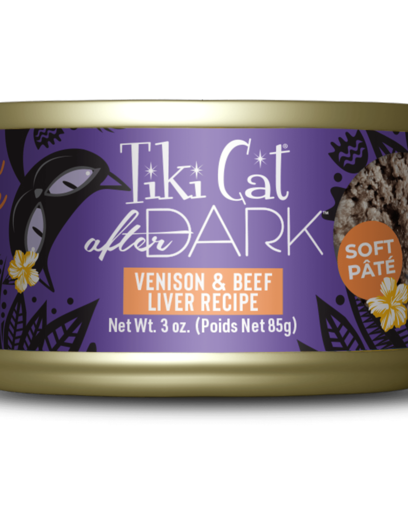 Tiki Pet Tiki Cat After Dark Pate 3oz Venison and Beef
