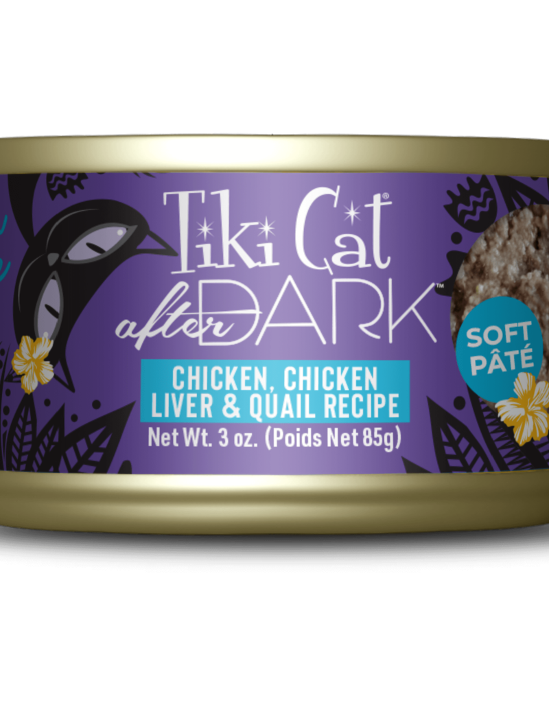 Tiki Pet Tiki Cat After Dark Pate 3oz Chicken, Chicken Liver and Quail