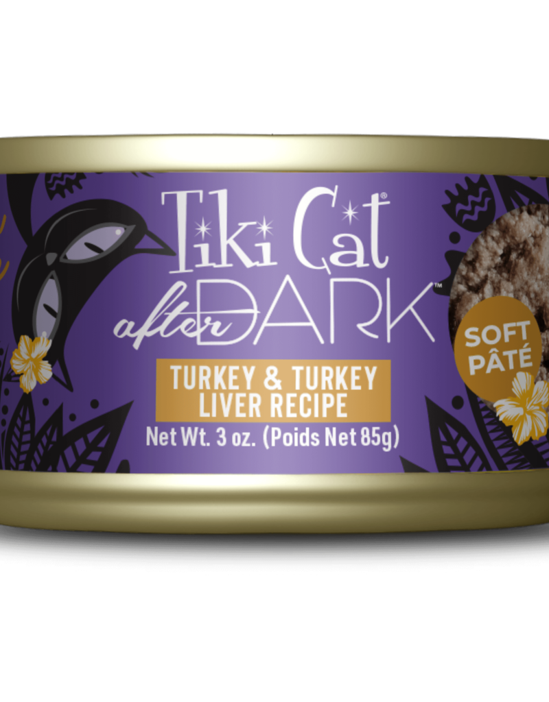 Tiki Pet Copy of Tiki Cat After Dark Pate 3oz Chicken, Chicken Liver and Quail
