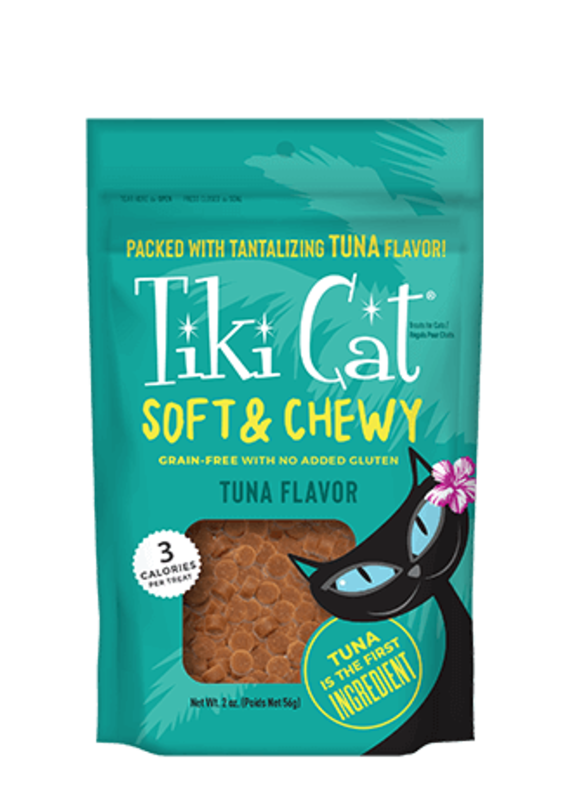 Tiki Pet Tiki Cat Soft and Chewy Treats Tuna 2oz