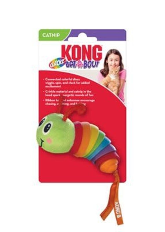 Kong Kong Bat-a-Bout Clackz Caterpillar