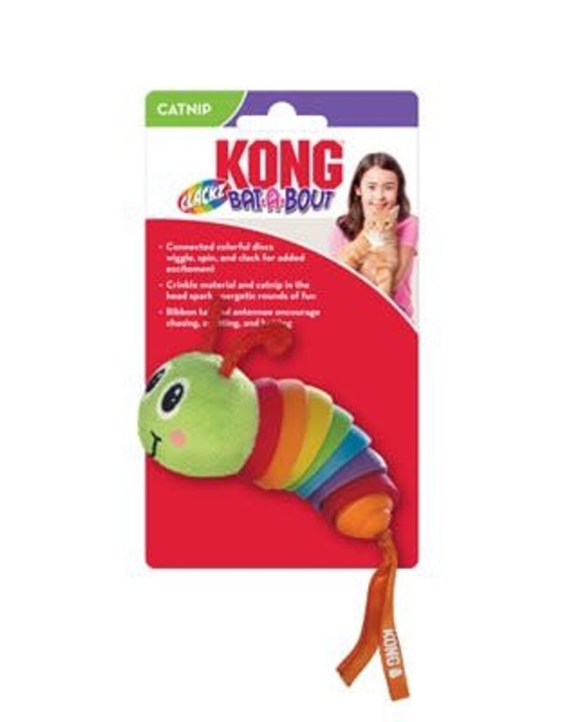 Kong Kong Bat-a-Bout Clackz Caterpillar