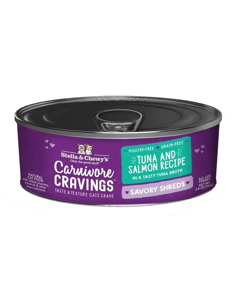 Stella & Chewys Stella & Chewys Cat Carnivore Shredded Tuna Salmon 2.8oz