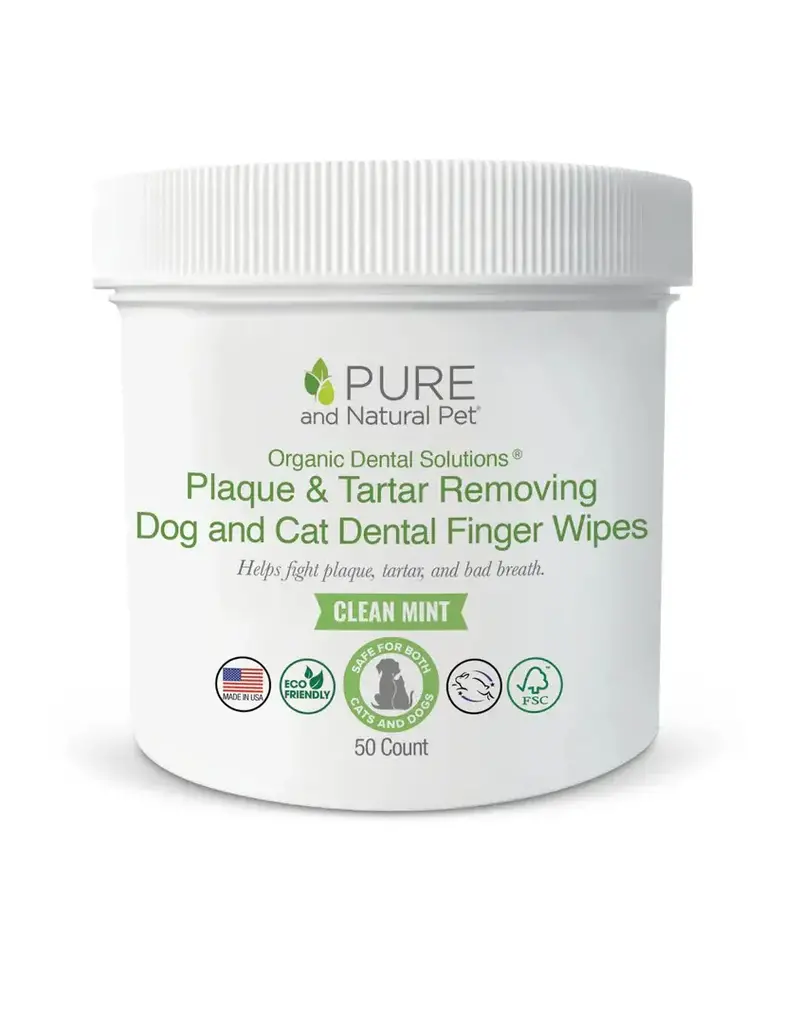 Pure and natural Pet Pure Natural Pet Dental Finger Wipes