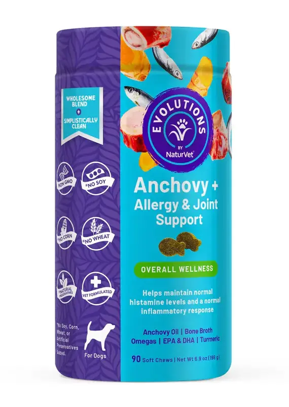 NaturVet NaturVet Evolutions Anchovy Allergy & Joint SC