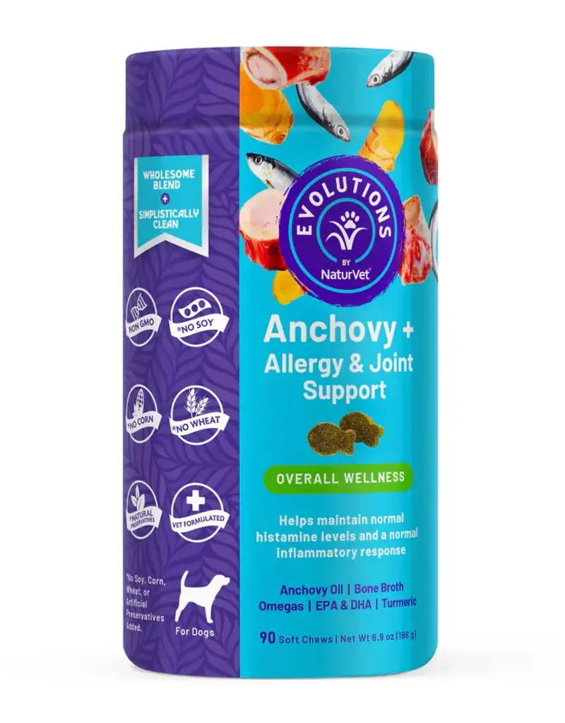 NaturVet NaturVet Evolutions Anchovy Allergy & Joint SC